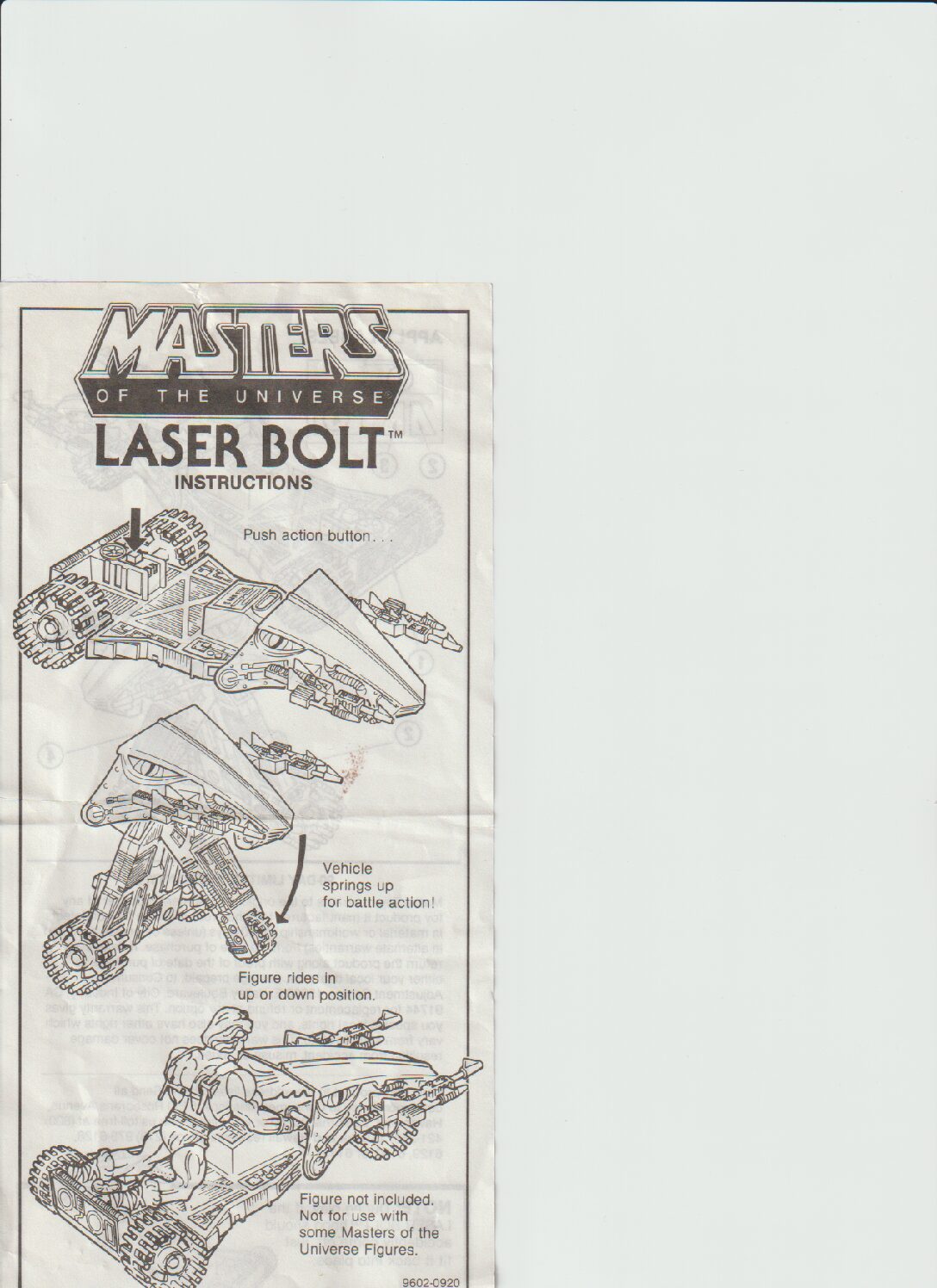 LASER BOLT ISTRUZIONI VINTAGE